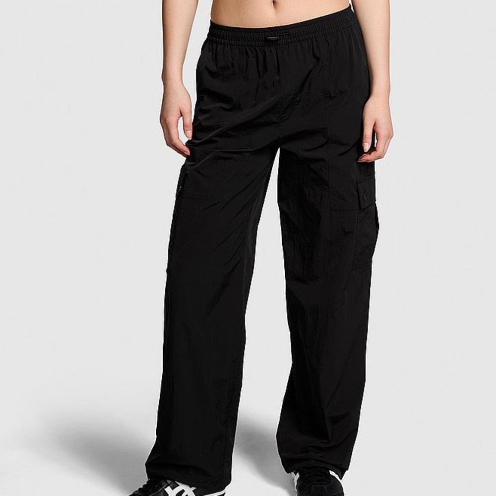 PINK Victoria’s Secret PARACHUTE CARGO PANTS